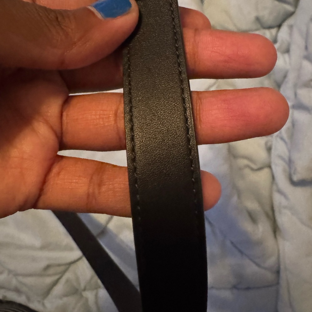 Gucci Marmont Black Leather Belt - Picture 2 of 6